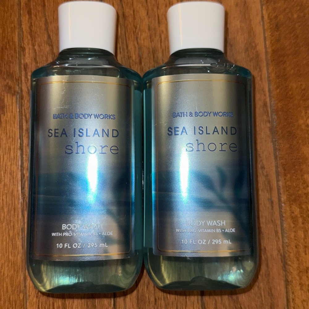 BBW 2pc Sea Island Shore Body Wash